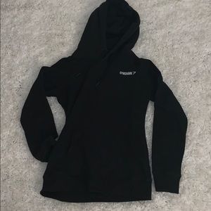 Black gym shark hoodie